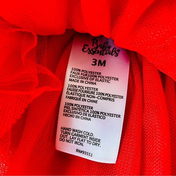 Baby Essentials | 4 Piece Santa Tutu Leg Warmer Bow Outfit NWT 3 Months - Picture 6 of 8